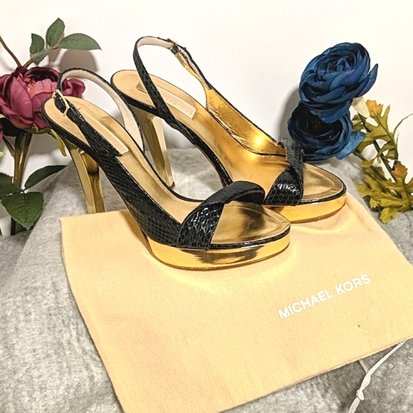 🎈Michael Kors Desert Twist Knot Platform Stiletto - Picture 7 of 8
